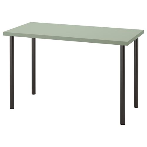 LAGKAPTEN/ADILS, çalışma masası, açık yeşil-siyah, 120x60 cm