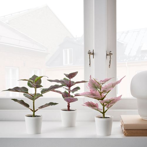 FEJKA, saksılı yapay bitki, kadife çiçeği, 6 cm