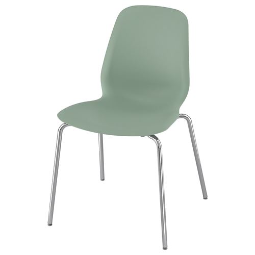 LIDAS/SEFAST, sandalye, yeşil-krom kaplama