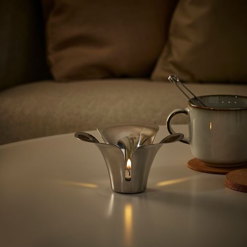 STILLHET, tealight mumluk, lame, 7 cm