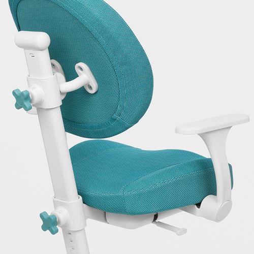 GUNRIK turquoise child's desk chair IKEA