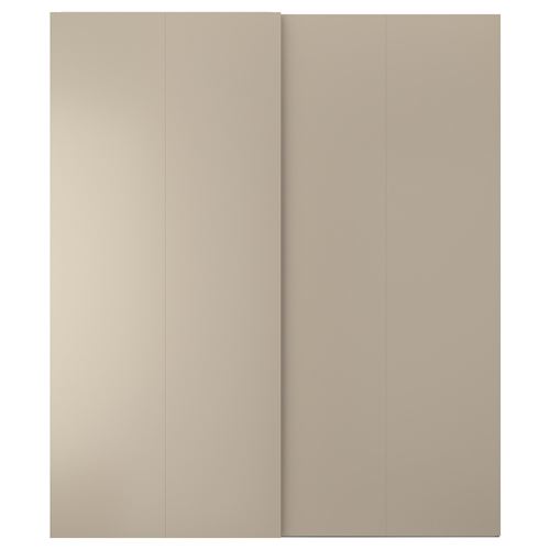 HASVIK beige 200x236 cm pair of sliding doors IKEA