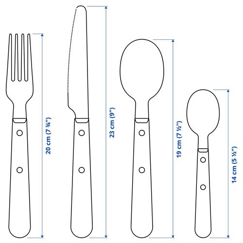 LIVNÄRA,6 kişilik çatal bıçak takımı