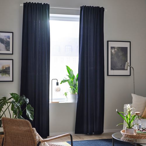 SANELA,blackout curtain, 1 pair