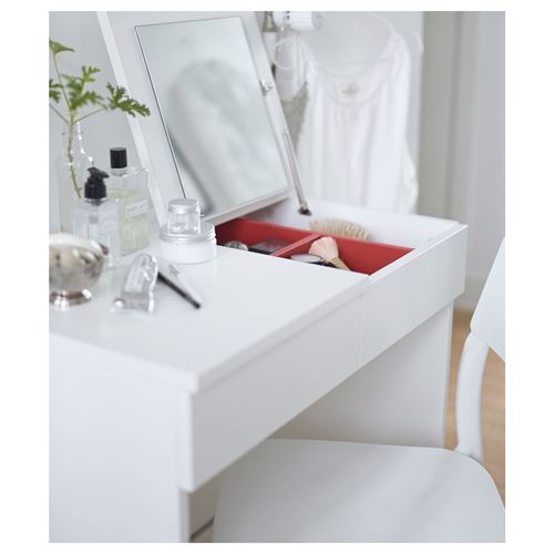 BRIMNES, makyaj masası, beyaz, 70x42 cm