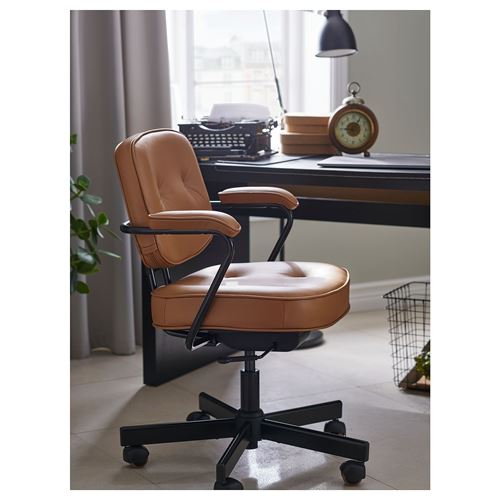 ALEFJALL, çalışma sandalyesi, grann altın-kahverengi