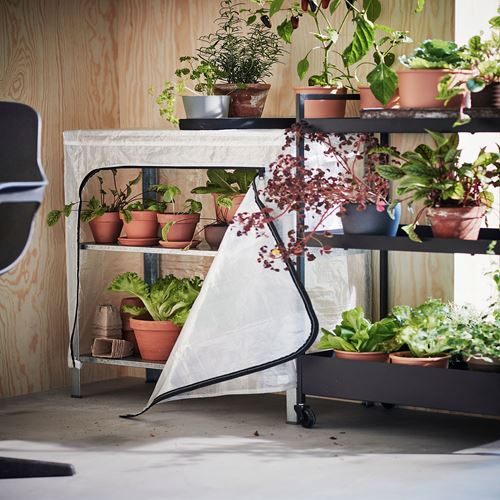 HYLLIS transparent 60x27x74 cm outdoor shelving unit cover IKEA