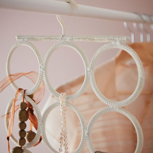 KOMPLEMENT, pull-out multi-use hanger, white